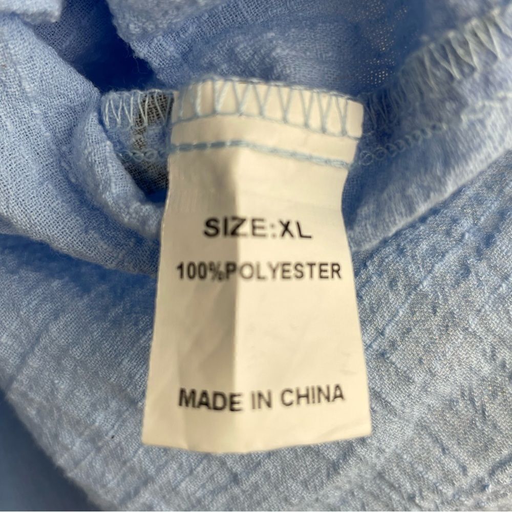 Blue Button Down Shirt Size XL EUC - Picture 6 of 6